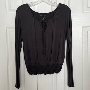 American Eagle Soft & Sexy Long Sleeve Shirt - Size Small
